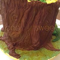 Tree Stump Cake Decorated Cake By Onebitesweet Cakesdecor