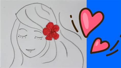 How To Draw A Lovely Girl Face Kids Drawing Drawing For Beginners