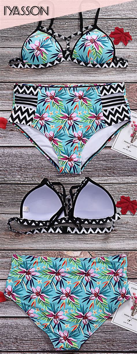 It Is A Floral Printing Bikini Set Ultra Fit And Comfortable Design Surf