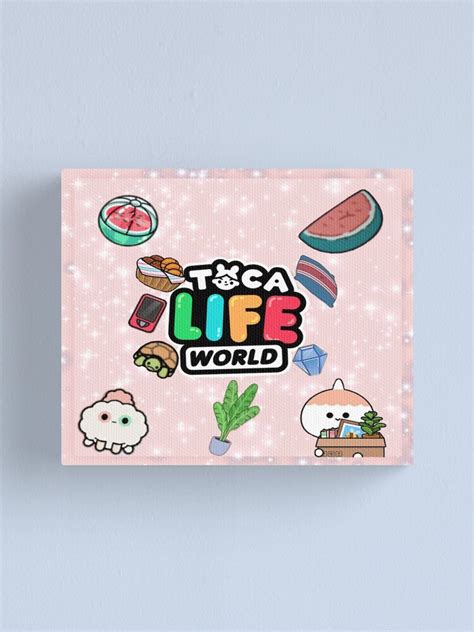 Toca Boca Toca Boca 2021 Toca Life World Canvas Print By Jak Son