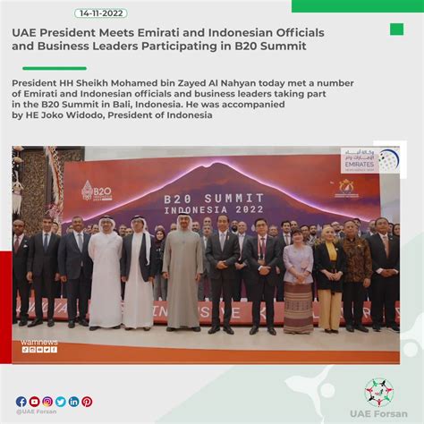 Uae Forsan On Twitter Uae President Meets Emirati And Indonesian