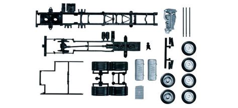 Herpa Fahrgestell Mercedes Benz Actros Lkw Achs M Inhalt