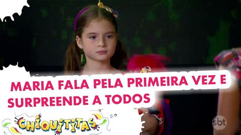 Chiquititas Maria Fala Pela Primeira Vez E Surpreende Todos Youtube