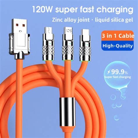 W In Zinc Alloy Charger Cable A Super Fast Charger Type C