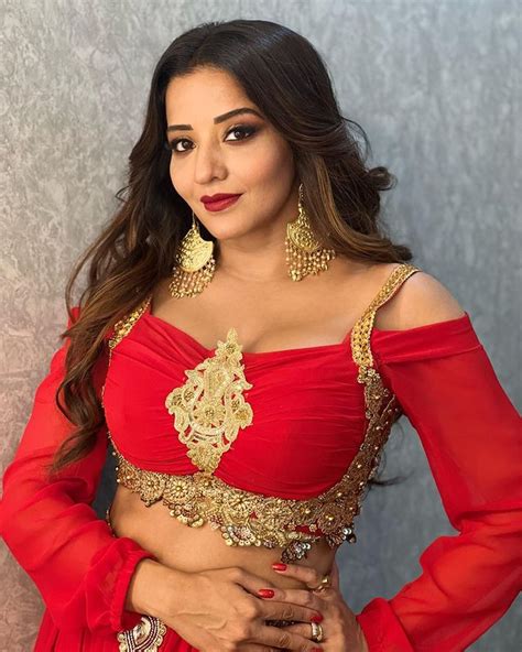 Monalisa Looks Spicy Hot In Latest Sultry Red Dress Fans Feel The Heat Iwmbuzz