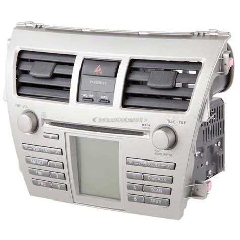 2010 Toyota Yaris Radio Or CD Player Radio AM FM Single CD With Face