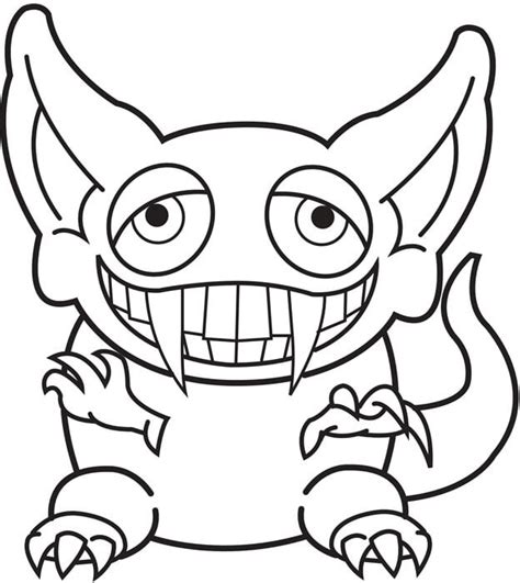 Duende Chibi Divertido Para Colorear Imprimir E Dibujar Coloringonly