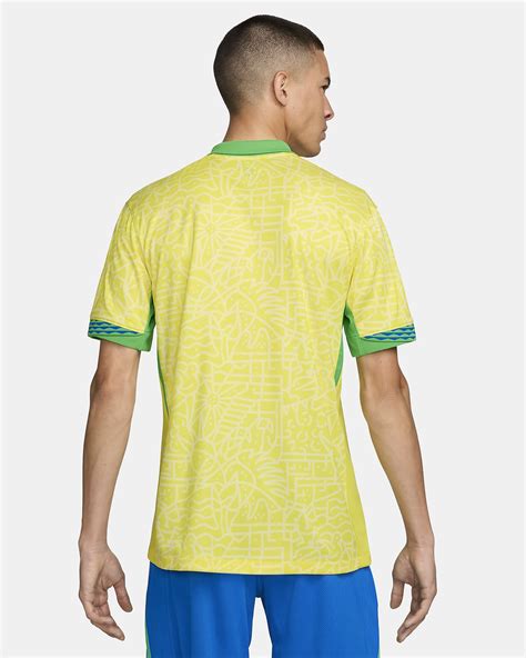 Jersey De F Tbol Nike Dri Fit Replica De Brasil Local Stadium Para