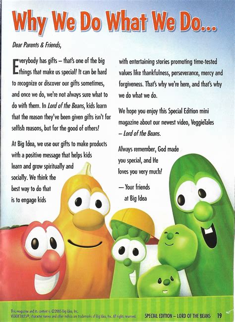 VeggieTales Special Edition - Lord of the Beans : Big Idea Productions ...