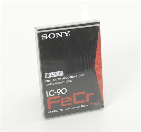 Sony Lc 90 Fecr Elcassette Original Sealed Unused Elcassettes Tape Material Recording