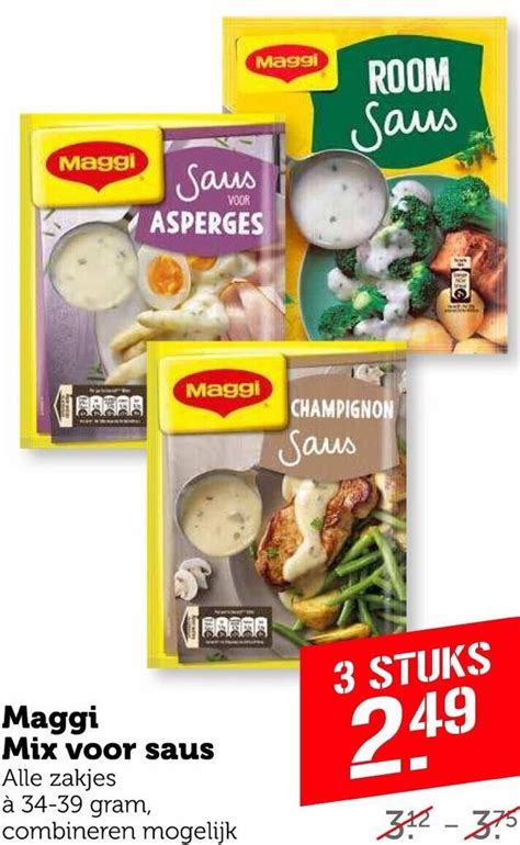 Maggi Mix Voor Saus Aanbieding Bij Coop