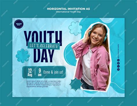 Premium Psd International Youth Day Celebration Template