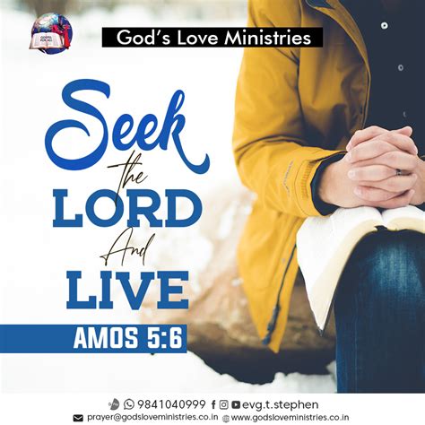 Amos God S Love Ministries Today S Promise