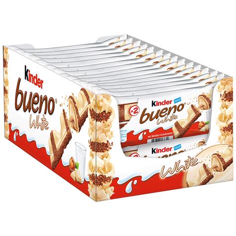 Buy Kinder Bueno White Twin Chocolate Bar 30 Pack Online At