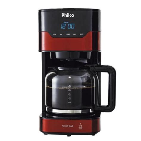 Cafeteira El Trica Philco Touch Vermelha L Pcfd V Cafeteiras