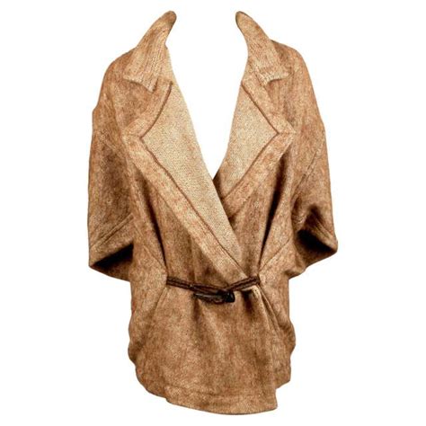 2005 Alexander Mcqueen Runway Fair Isle Runway Sweater Coat For Sale At