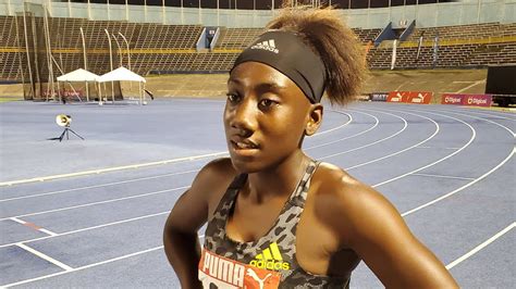 Alexis James U20 Girls 100h Carifta Trials Youtube