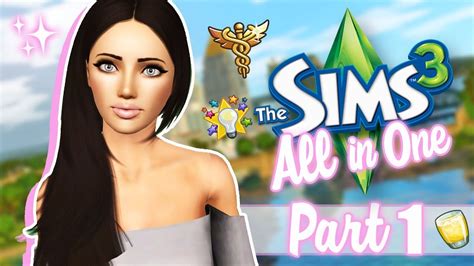 Lets Play The Sims 3 All In One Part 1 Off To Uni Youtube