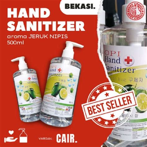 Jual Hand Sanitizer Cair Ml Aroma Jeruk Nipis Standar Who Bening