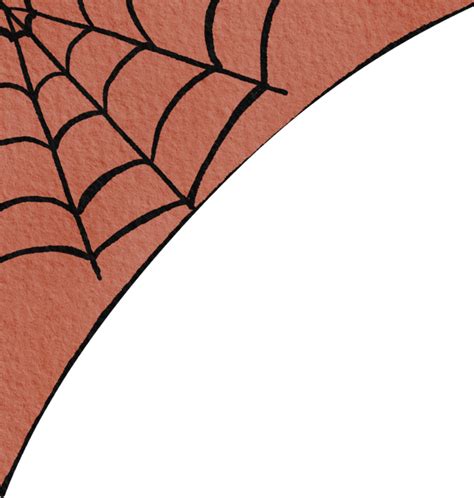 Watercolor Corner Spider Web 9854032 Png