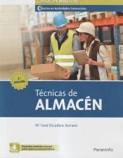 TECNICAS DE ALMACEN 2 ª EDICION 2023 MARIA JOSE ESCUDERO SERRANO