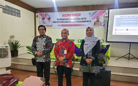 Dinkes P Kb Batu Bara Buka Workshop Penguatan Kapasitas Fktp Bagi