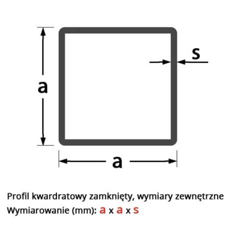 PROFIL NIERDZEWNY 40x40x2 Mm Sklep METAL E PL