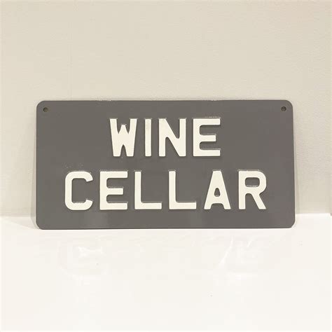 Metal Wine Signs | Top Note Design | Gifts For Wine Lovers