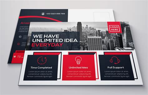 Indesign Postcard Template 4x6 | Free Design Template for Your Work