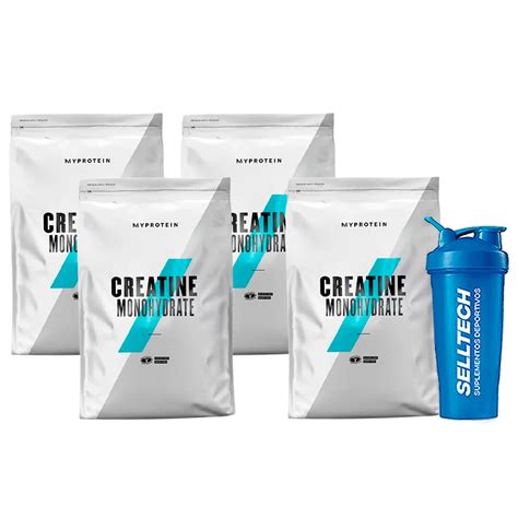 Pack Myprotein Creatina Monohidratada 250gr X4 Plazavea Plazavea