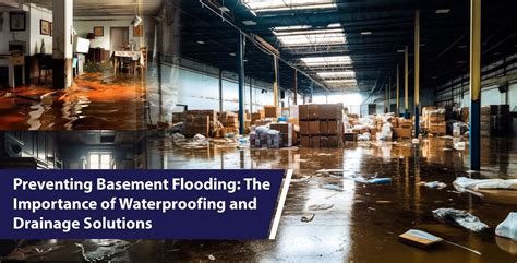 Preventing Basement Flooding The Importance Of Waterproofing And Drainage Solutions Wp