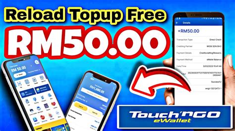 Topup Free Aplikasi Terbaru Topup Percuma Rm Dengan Touch N