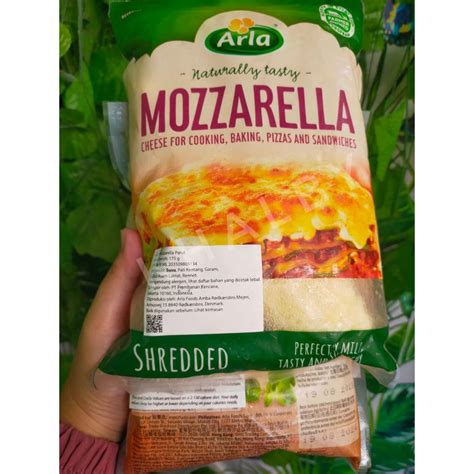 Jual Arla Mozzarella Cheese Shredded 175g Shopee Indonesia