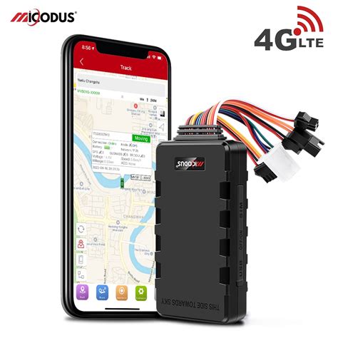 MiCODUS Car GPS Tracker 4G MV501G 1000mAh Tracking Device SOS Remote