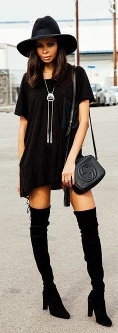 30 Cute All Black Outfits Ideas All Black Outfit Outfits Autumn Fashion