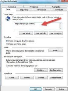 Como Modificar P Gina Inicial Do Internet Explorer Home Page