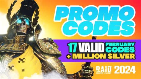 Freshest Raid Shadow Legends Promo Codes February Raid