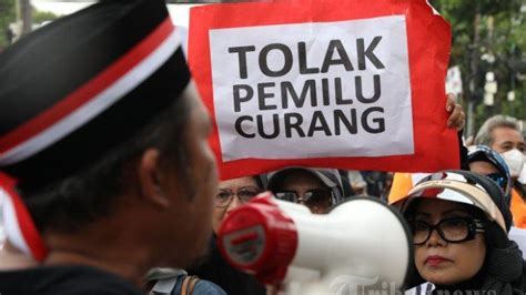 Relawan Ganjar Mahfud Gelar Demo Hari Ini Ribuan Personel Polisi Siaga