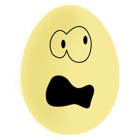 Yellow Egg Smiley Face Free Image Download