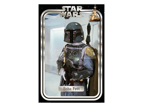 PYRAMID Star Wars Poster Pack Boba Fett Retro Packaging 61 X 91 Cm