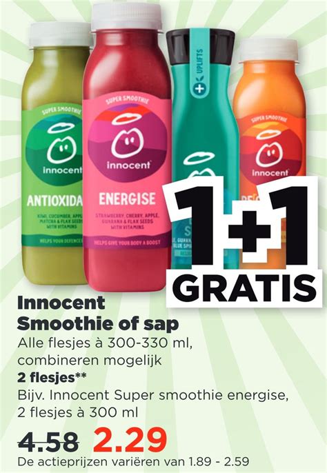 Innocent Smoothie Of Sap Aanbieding Bij Plus