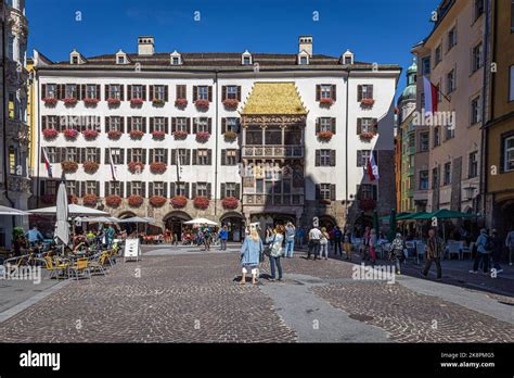 Golden Roof Innsbruck Austria Stock Photo Alamy