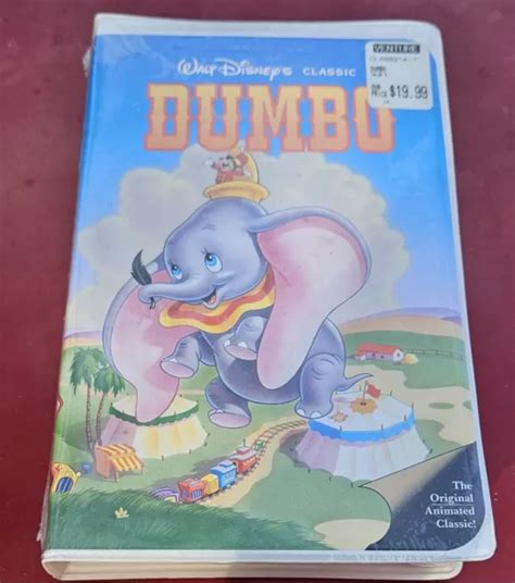 Walt Disney Dumbo Black Diamond The Classics Vhs Clamshell New Factory