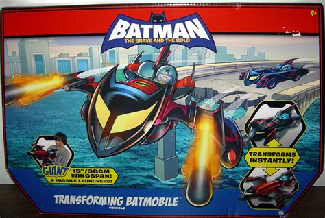 Transforming Batmobile Batman Brave Bold Vehicle Mattel