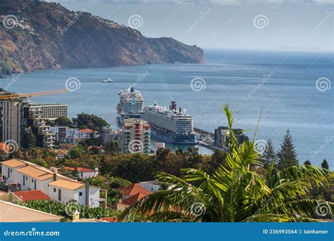 Funchal Port With Cruise Ships Stock Photo Image Of Museum Mixes