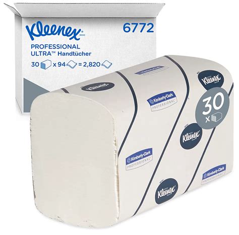 Kleenex Handtücher Ultra 6772 2 lagig Interfold Faltung 30 Päckchen