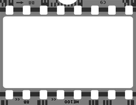 Blank Film Strip Template Clipart Best