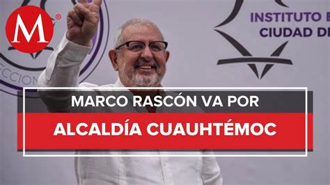 Marco Rascón Será Candidato A La Alcaldía Cuauhtémoc Por Movimiento