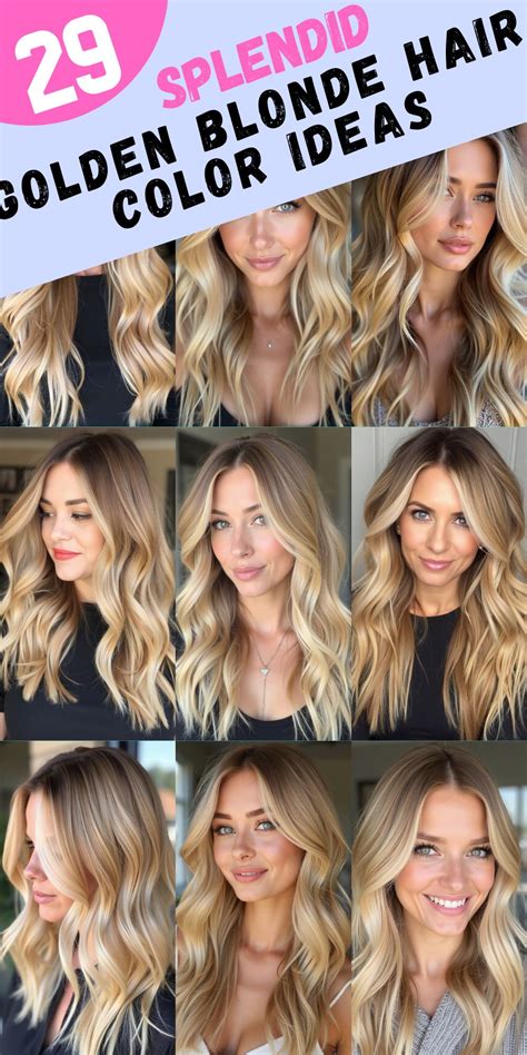 Golden Blonde Hair Color Ideas