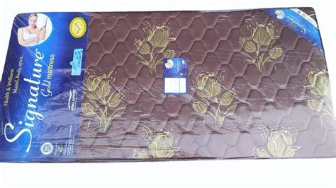 Thickness 5 Inches Signature Gold Brown EPE Foam Mattress At Rs 3500